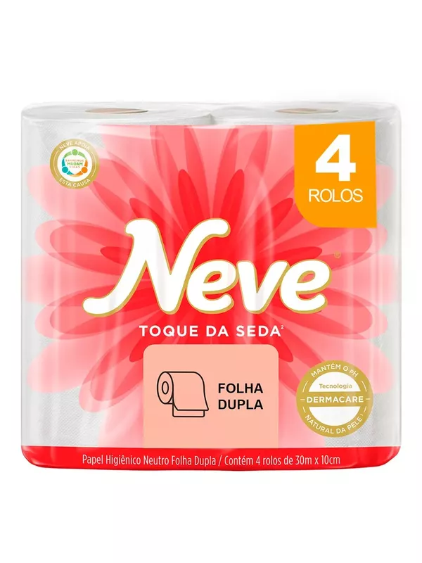 Papel Higiênico Neve Toque Da Seda 4 Rolos - 00005... - Comprou Já