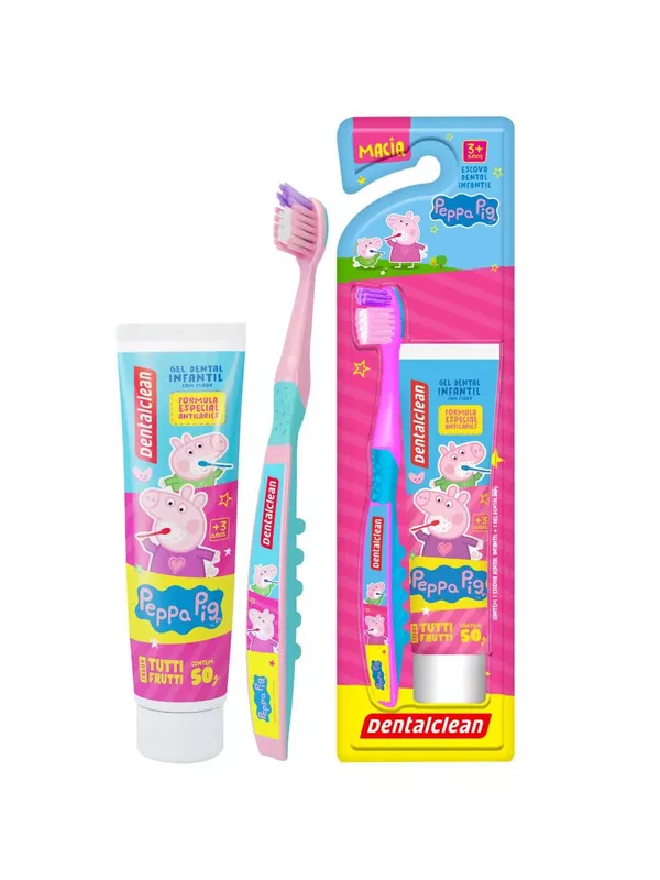 Kit Peppa Pig Escova De Dente + Gel Dental 50g Inf... - Comprou Já
