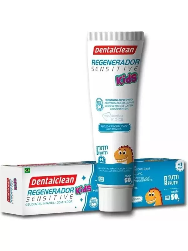 Dentalclean Sensitive Kids Regenerador - Gel Denta... - Comprou Já