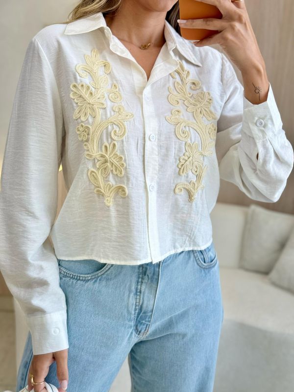 BLUSA CAMISA AURORA OFF - 001909003000005 - Comprou Já