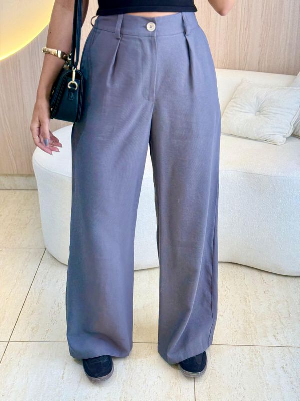 CALÇA PANTALONA MAYLA CINZA - 002053002000005 - Comprou Já