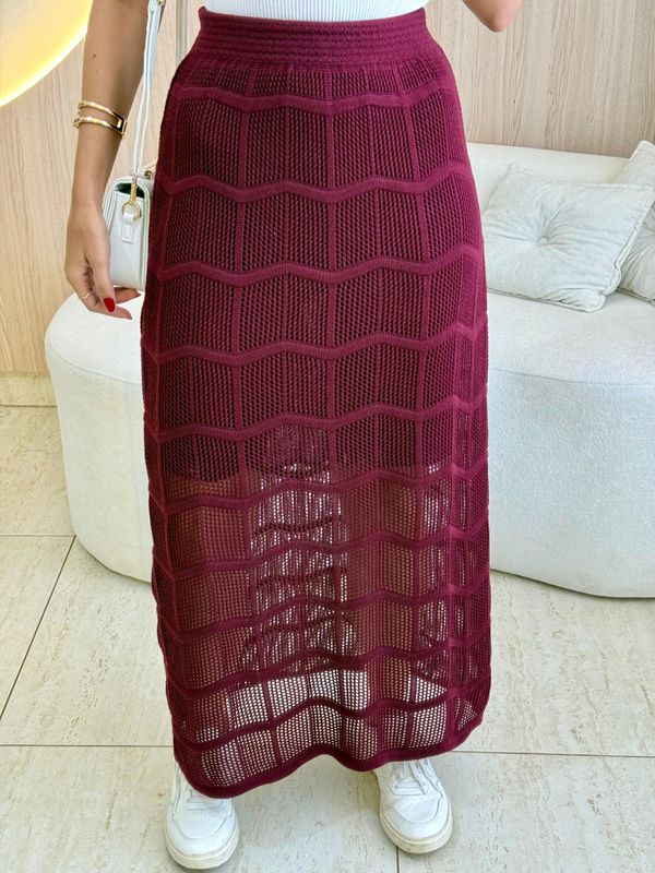 SAIA TRICOT OLIVIA MARSALA - 002054002800005 - Comprou Já