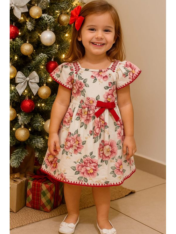 Vestido Floral Verm Milon N/i - 2592612000100007 - Comprou Já