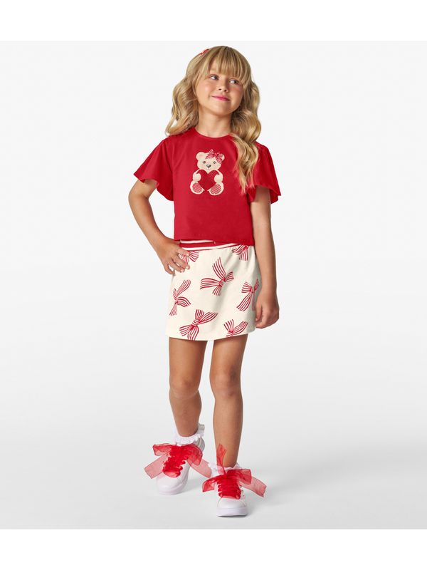 Conj Fem Ursinho Verm Trick Nick Vermelho - 259250... - Comprou Já