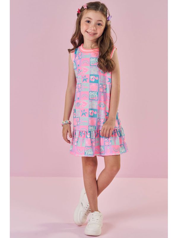 Vestido Regata Neon Kukie N/i - 2592721000100007 - Comprou Já