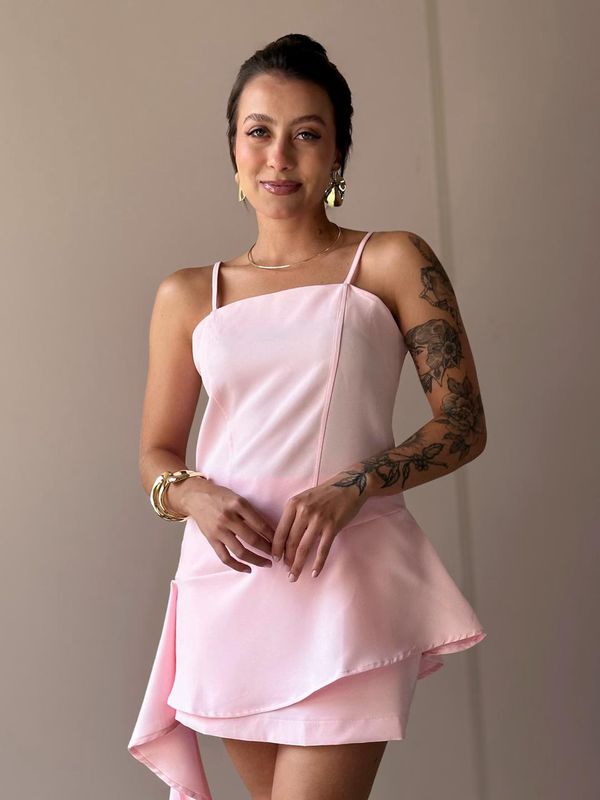 Conjunto Rochele Blusa E Shorts Saia Em Alfaiatari... - Comprou Já