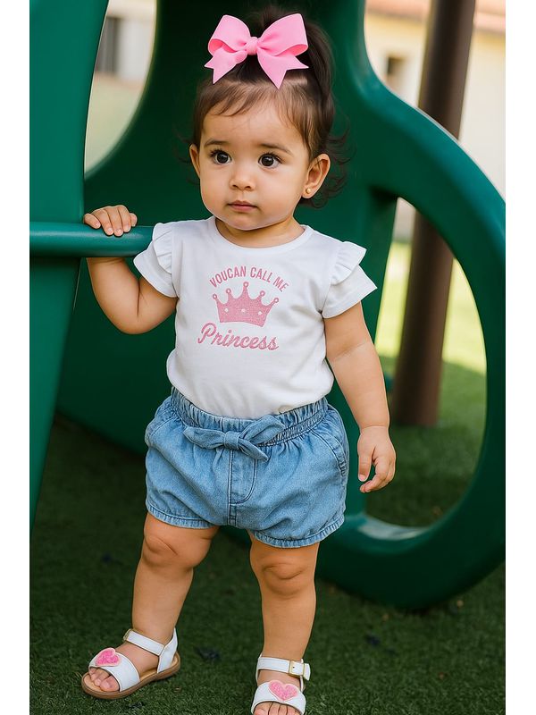 Conj Fem M Ao 3 Princess Jeans Trick Nick N/i - 25... - Comprou Já