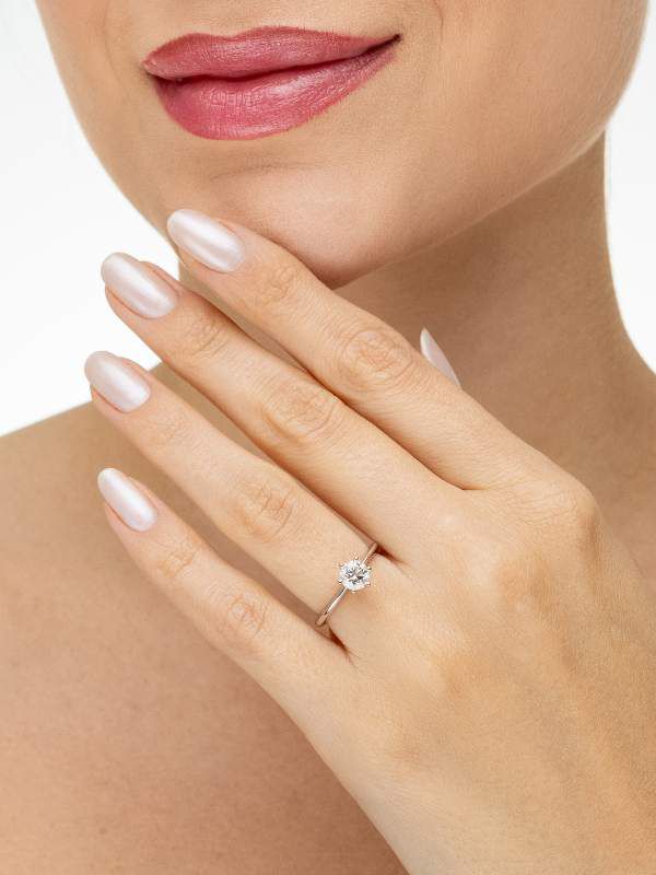 Anel Brilhante Round 60 Pontos