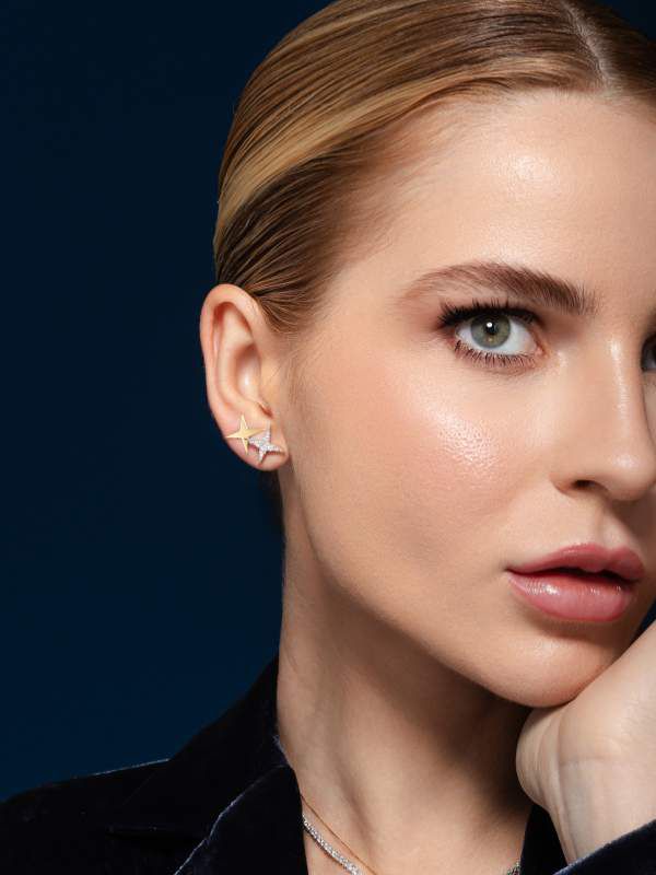 Brinco Chapado Estrela Aurora