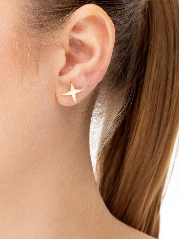 Brinco Chapado Estrela Aurora