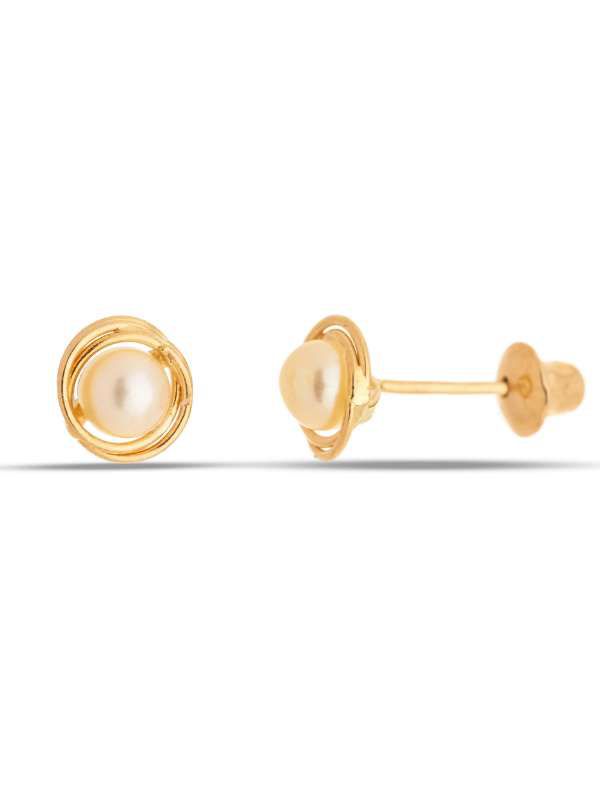 Brinco Pérola Rococo 2mm