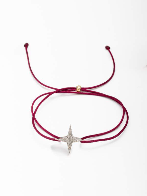 Pulseira Seda Estrela Aurora Cra...
