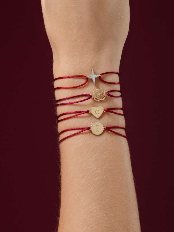 Pulseira Seda Redonda Personalizável