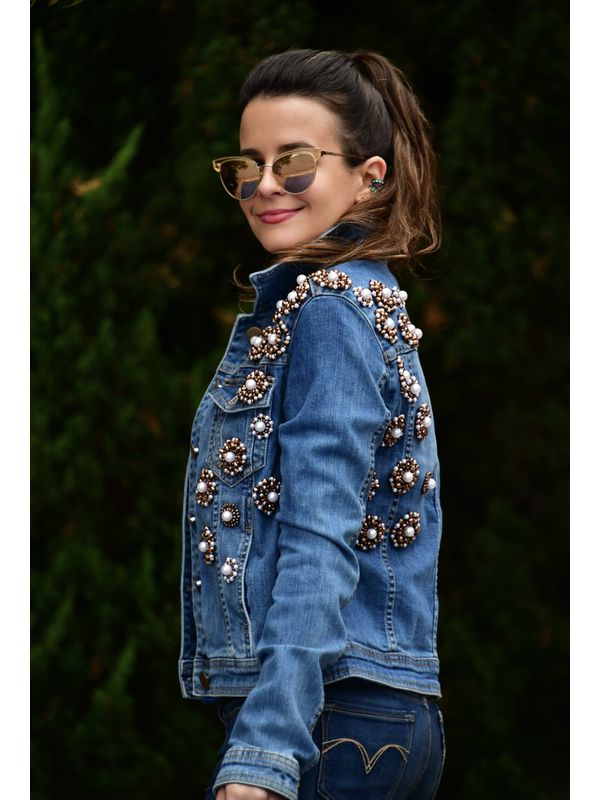 Jaqueta Jeans Azul Modelo Istambul Pronta Entrega BIAAGUILA