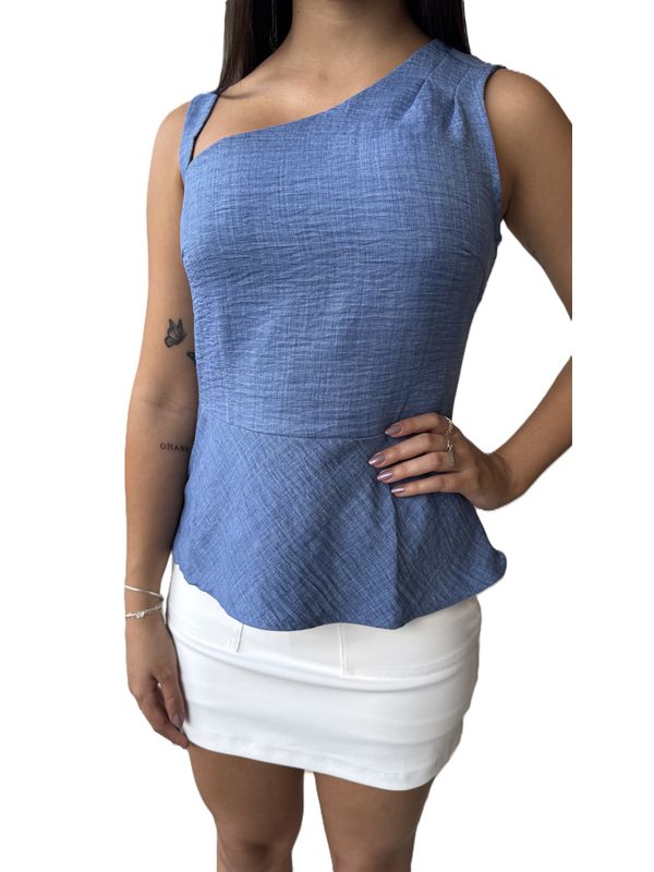 BLUSA AZUL GIOVANA MODAS 