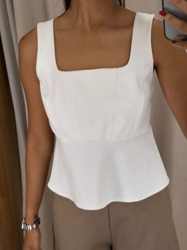 CROPPED LUDMILA 0203233 VI KI OFF WHITE