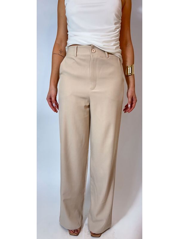 CALÇA ALFAITARIA BEGE 