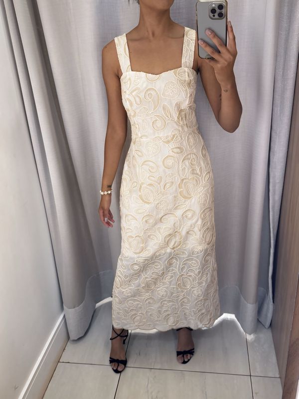 VESTIDO LAISE BORDADO 4988V QUERIDA 