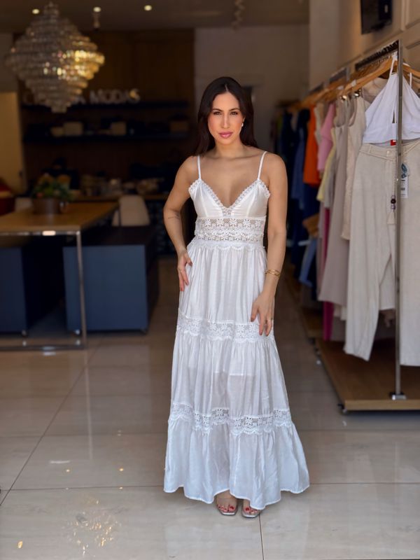 VESTIDO BRANCO AA6750 BELLINA & CO 