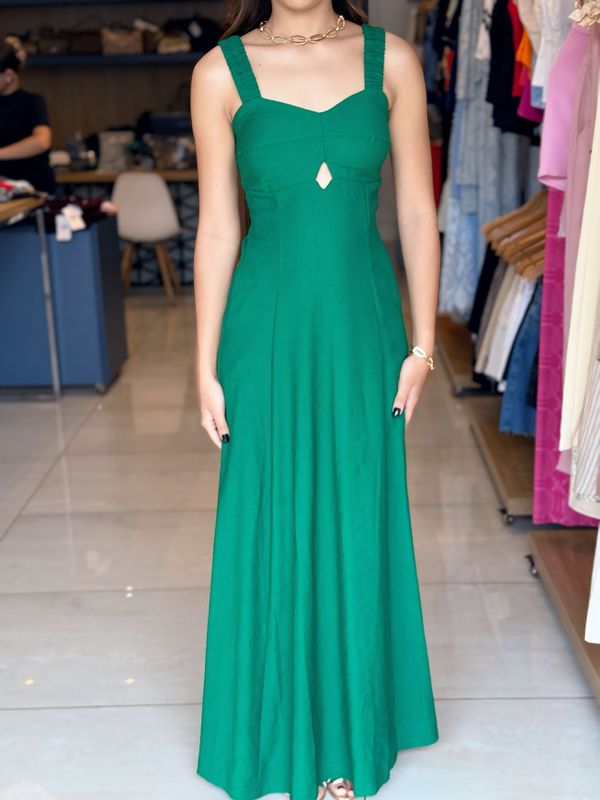 VESTIDO ALUCI TAMANHO ÚNICO ZOE STORE VERDE