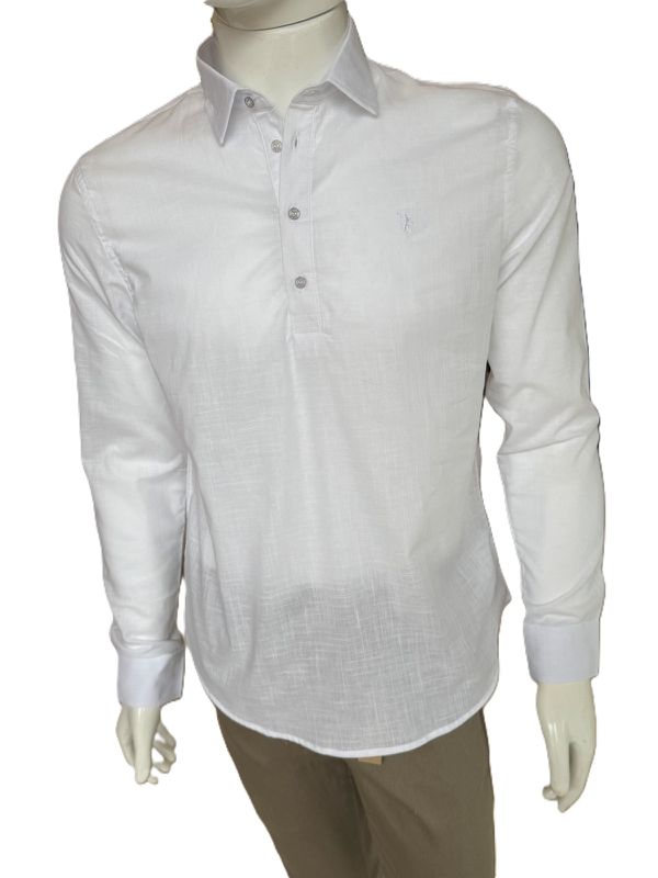 CAMISA BATA REGULAR 010473240 PACO BRANCO