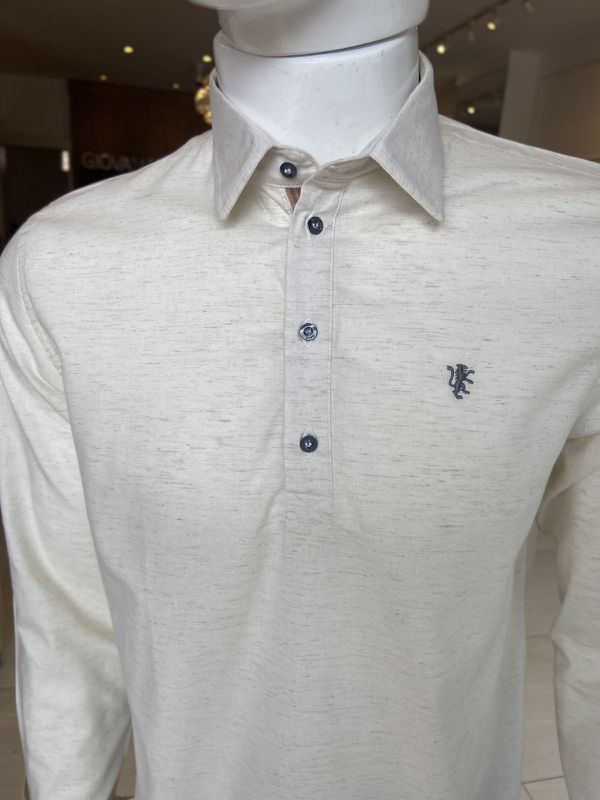 CAMISA BATA ML SLIM 010473241 PACO NATURAL