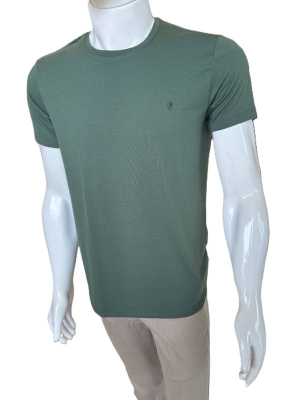 T- SHIRT MC SLIM BÁSICA 010450079 PACO VERDE PANTANAL