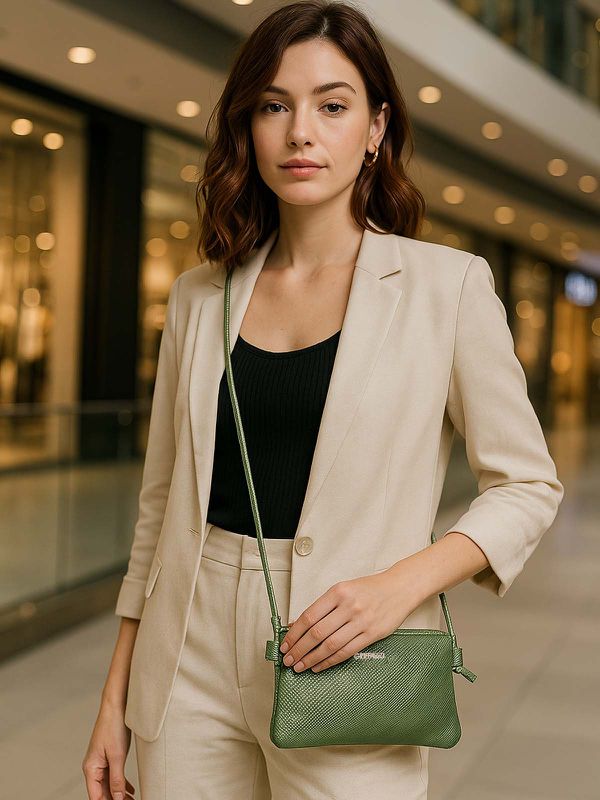 Bolsa de Couro Griffazzi Verde Mint