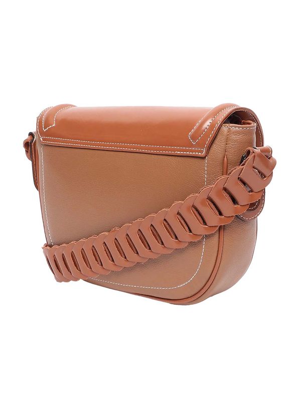 Bolsa de Couro Griffazzi Caramelo