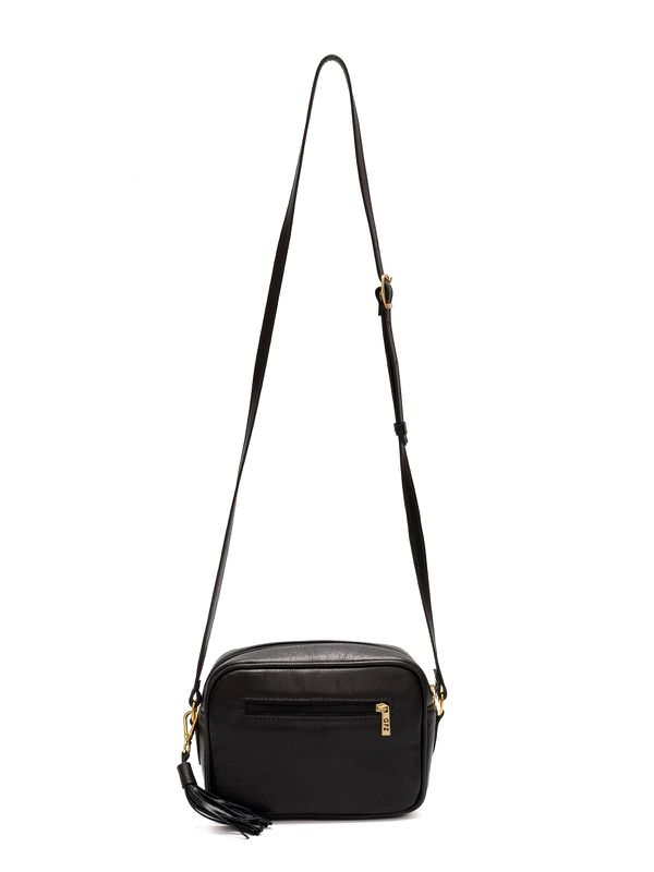 Bolsa de Couro Griffazzi Tranversal Preta