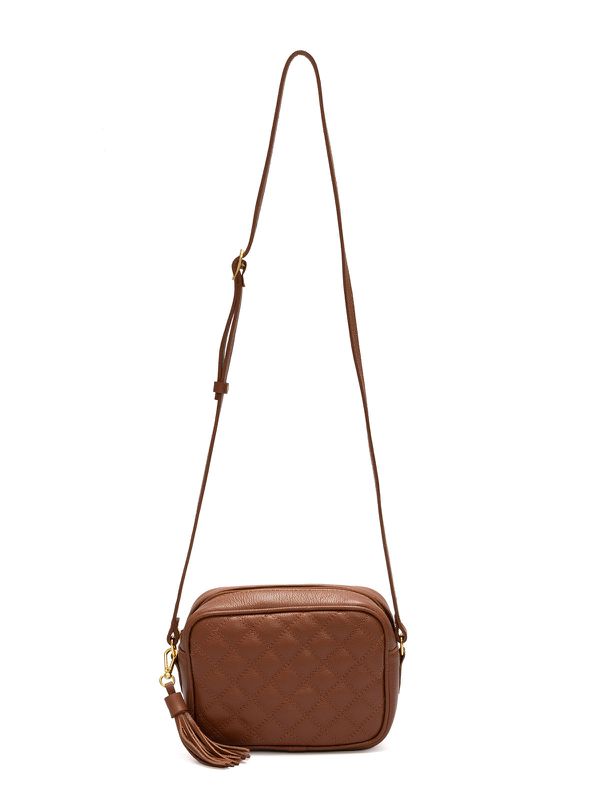 Bolsa de Couro Griffazzi Tranversal Marrom