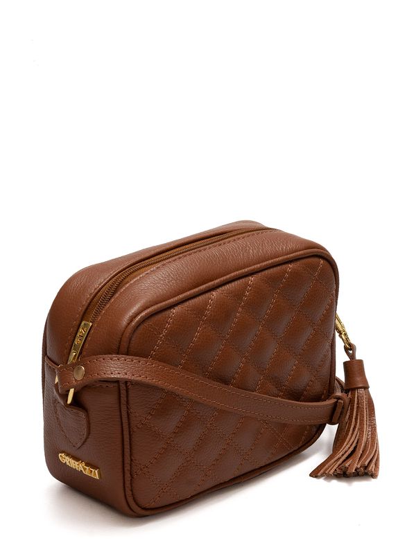 Bolsa de Couro Griffazzi Tranversal Marrom