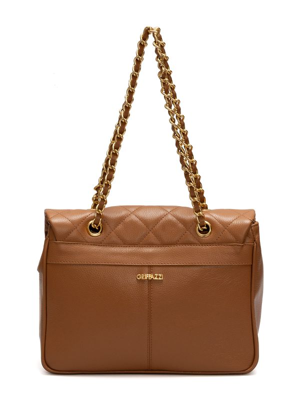 Bolsa de Couro Griffazzi Caramelo