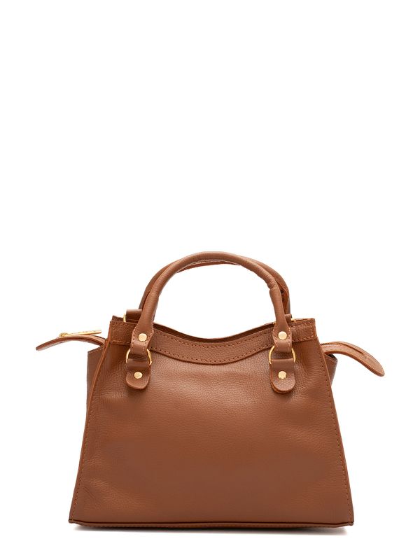 Bolsa de Couro Transversal Griffazzi Marrom