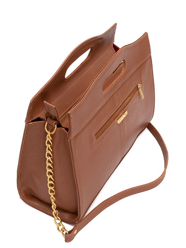 Bolsa de Couro Griffazzi Ombro Marrom