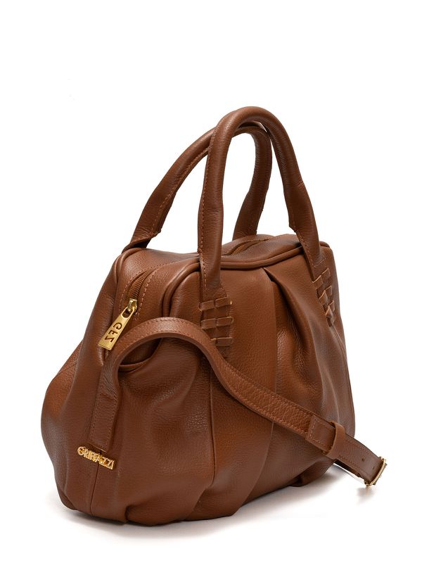 Bolsa de Couro Griffazzi Marrom