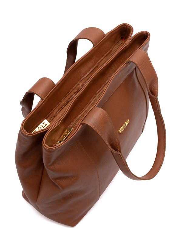 Bolsa de Couro Griffazzi Marrom
