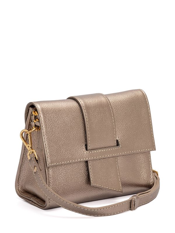 Bolsa de Couro Griffazzi Prata