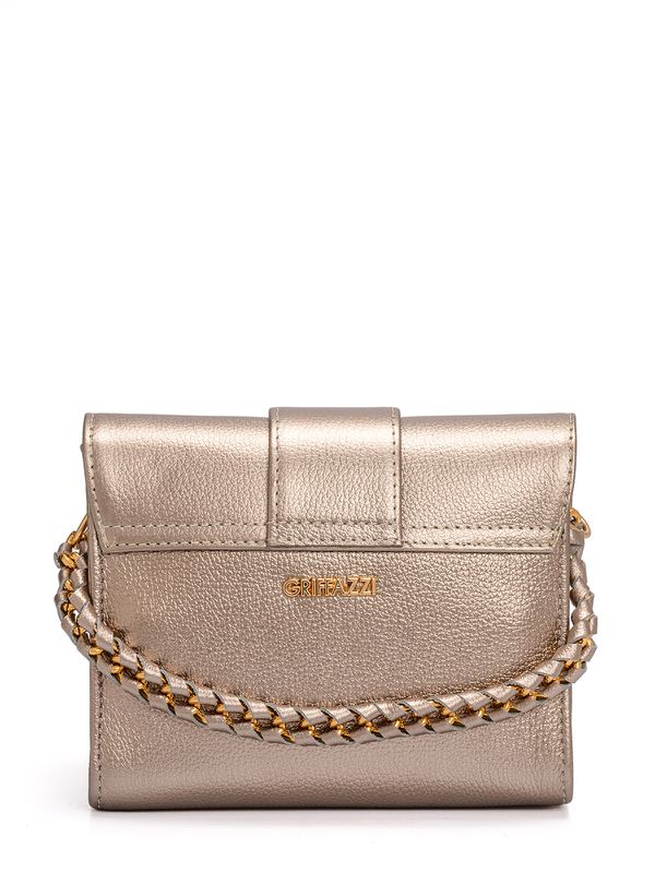 Bolsa de Couro Griffazzi Prata