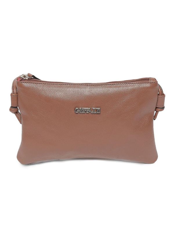 Bolsa de Couro Griffazzi Marrom