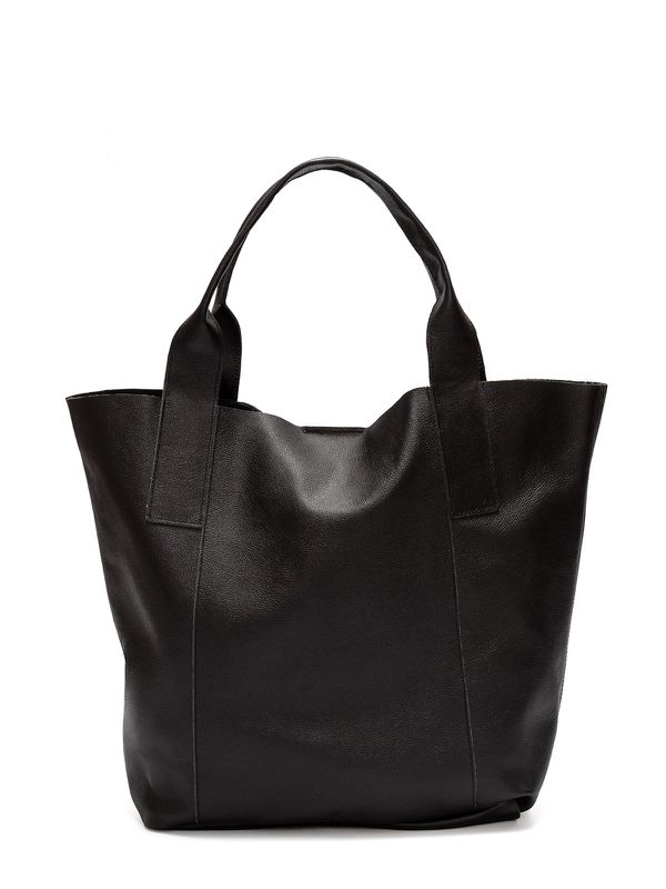Bolsa Sacola Couro Griffazzi Preta