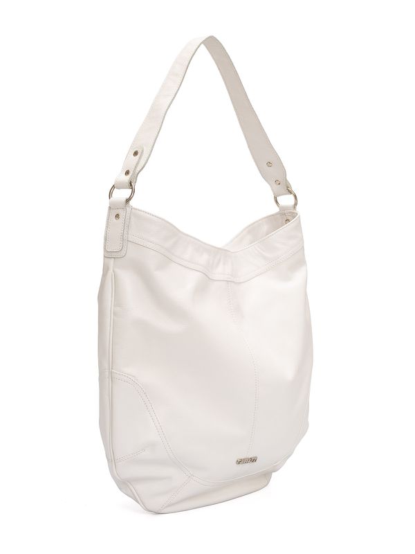 Bolsa de Couro Griffazzi Branca
