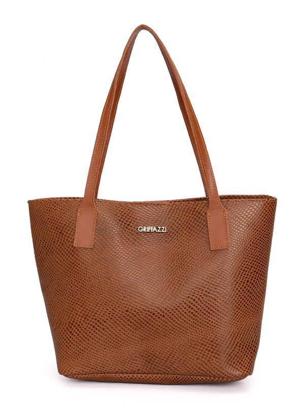 Bolsa de Couro Griffazzi Caramelo