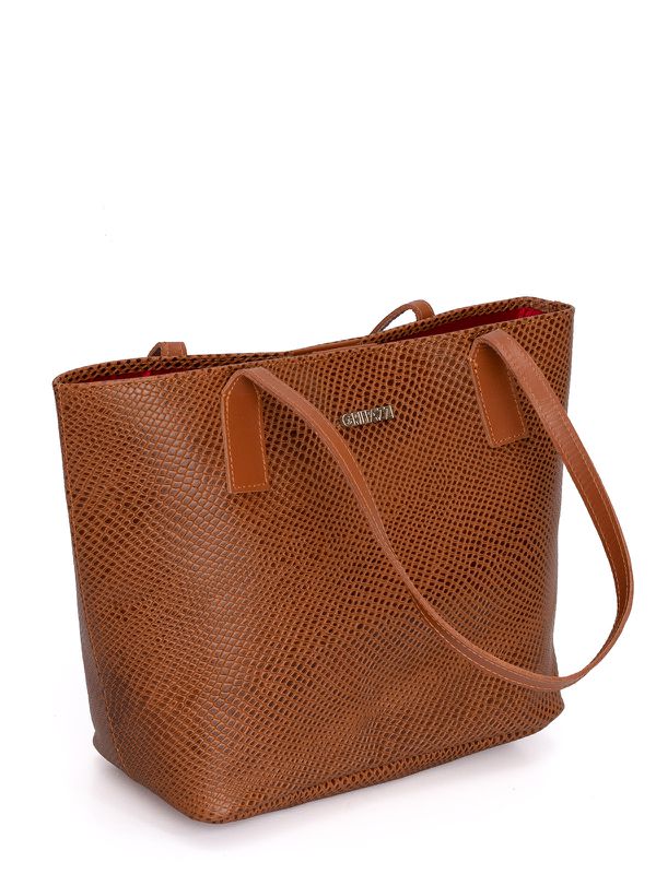 Bolsa de Couro Griffazzi Caramelo