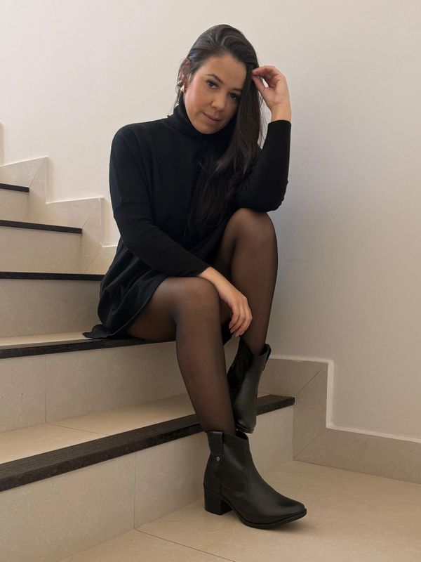 Bota Feminina Griffazzi Preta
