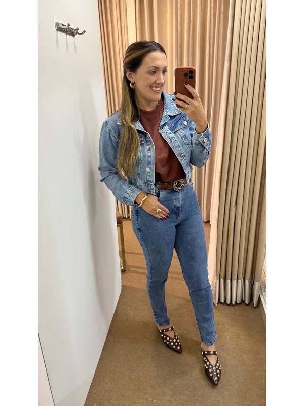 Jaqueta jeans Azul Clara