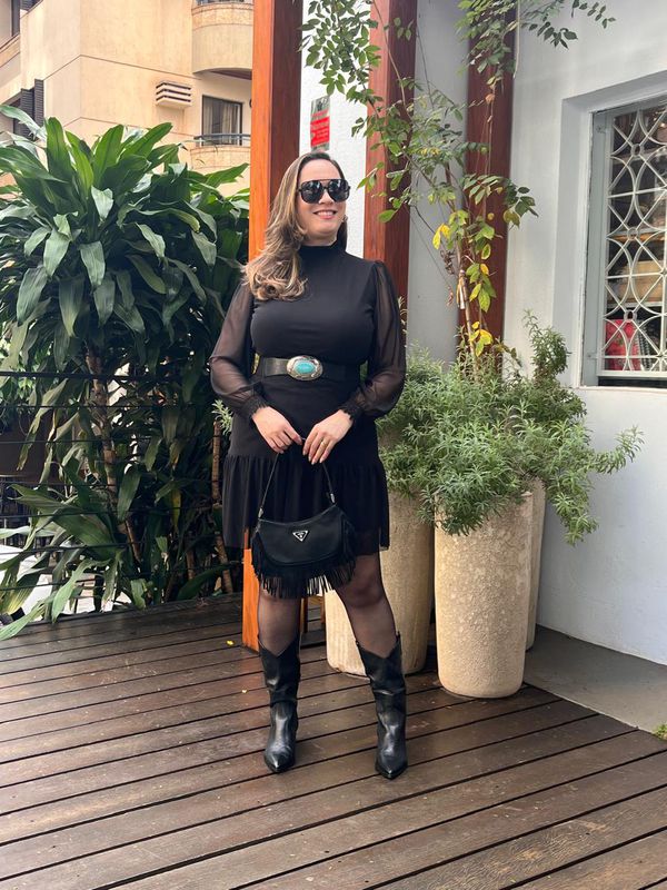 Vestido Raquel Preto