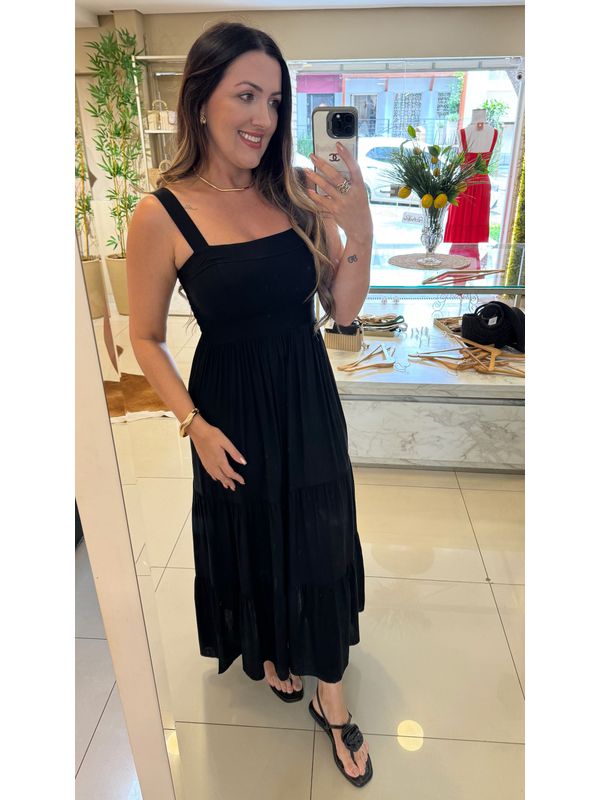 Vestido Agata Preto