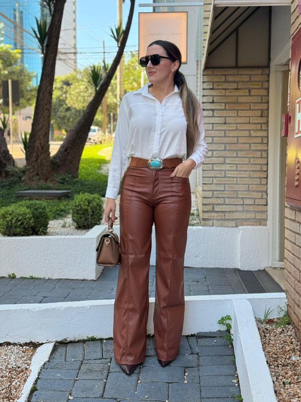 Calça Hello Caramelo