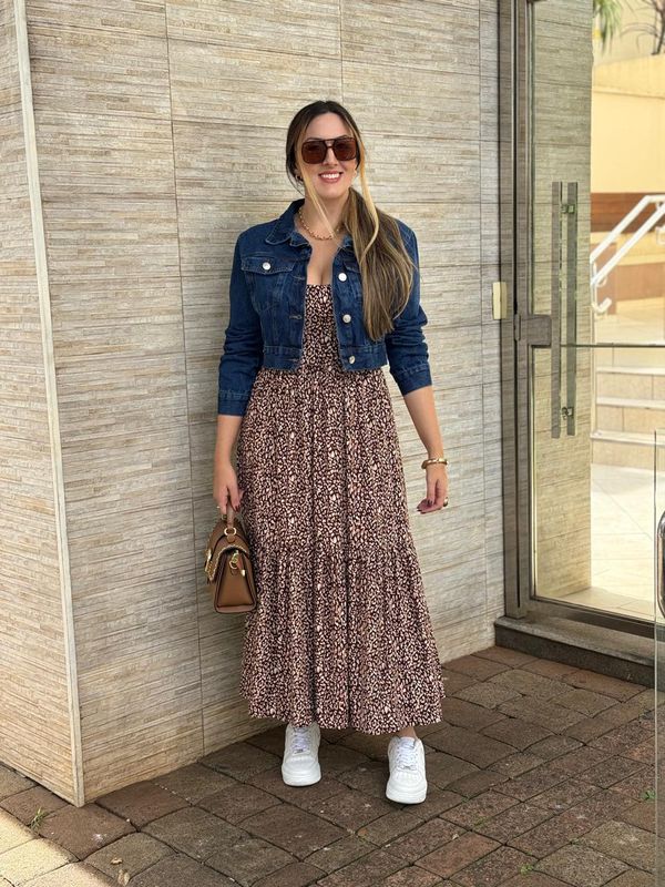 Jaqueta Jeans Azul Escuro